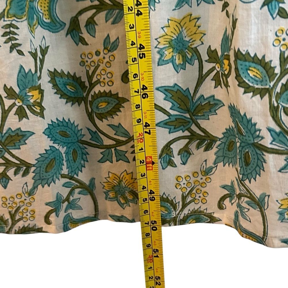 Sue Sartor Floral Flounce Midi Dress size XS - Picture 9 of 11